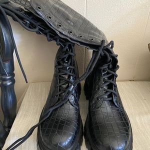 Koi vegan leather boots